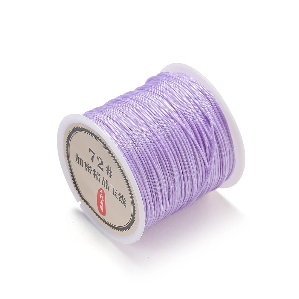 Beading Cord Nylon Chinese Knot Bracelet Braided String Tassel Craft Supplies