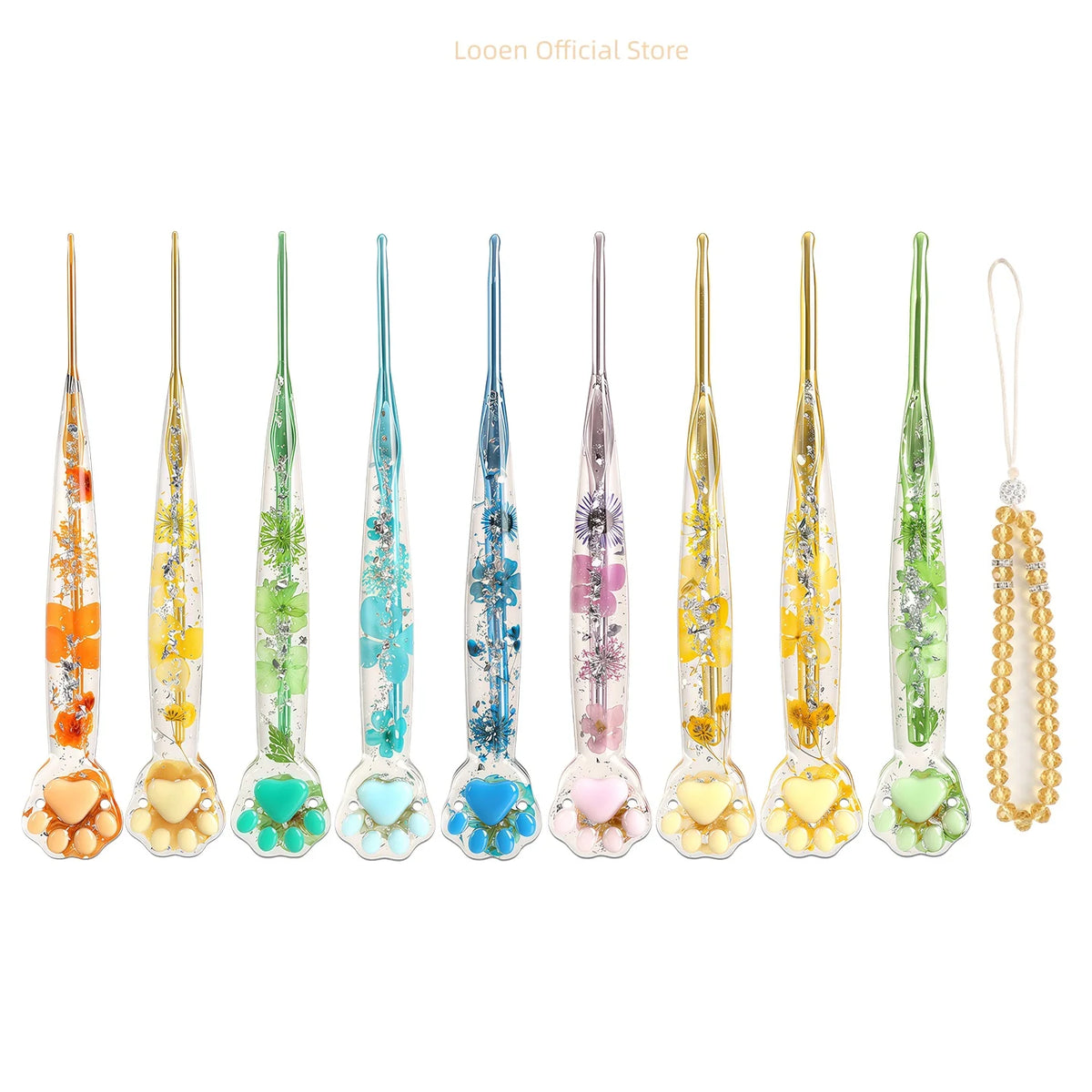 Crochet Hooks, Macaron Cat Paw Handles for Handmade Yarn & Craft Projects