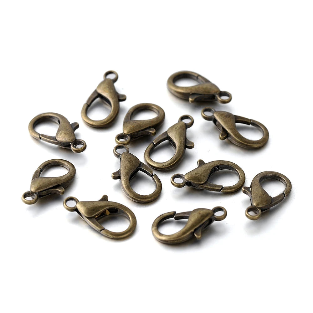 Lobster Clasps Metal Bracelet Necklace Connectors DIY Jewelry Making