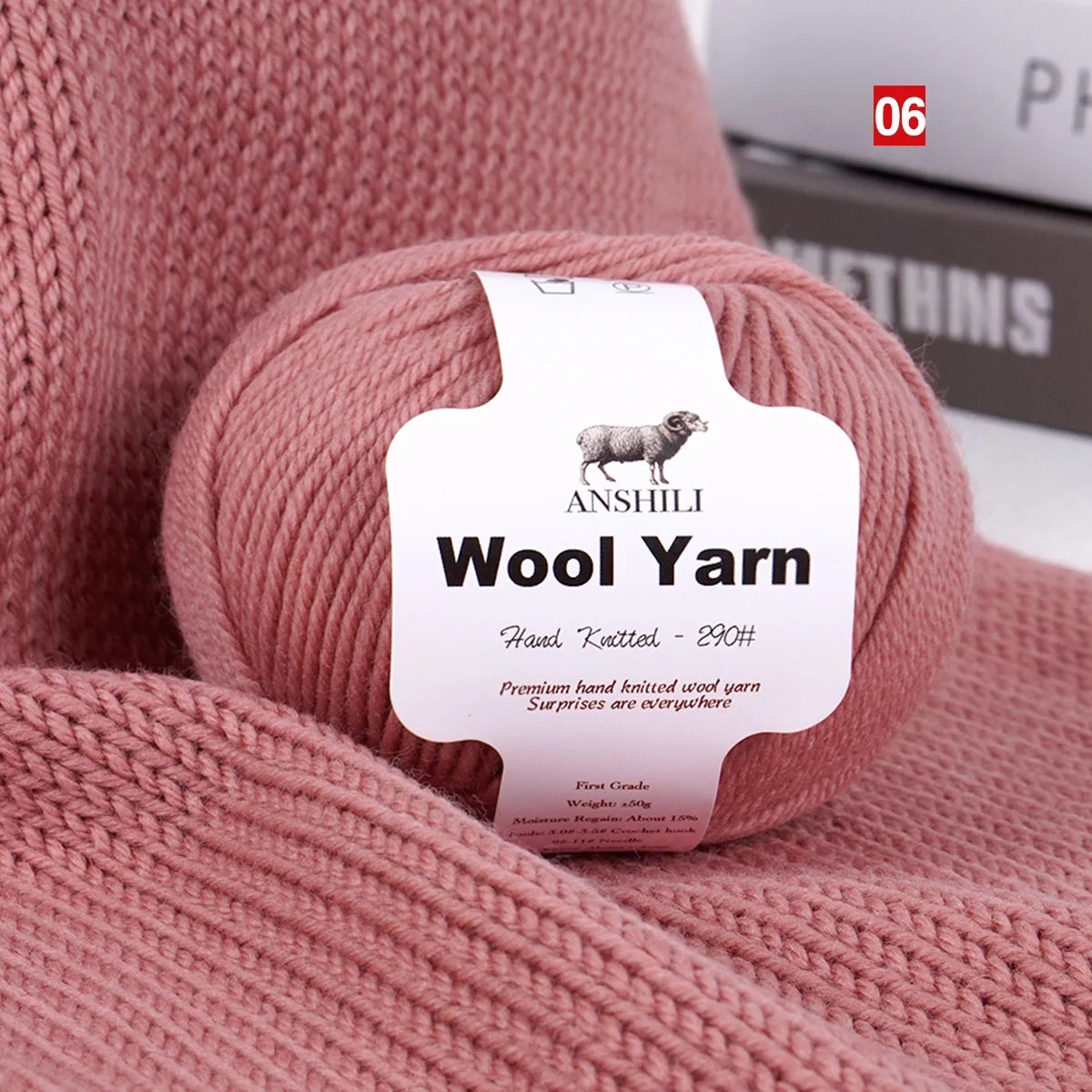 Yarn, Medium-Thick for Sweaters, Scarves, Gloves, Blankets & Cozy Crafts
