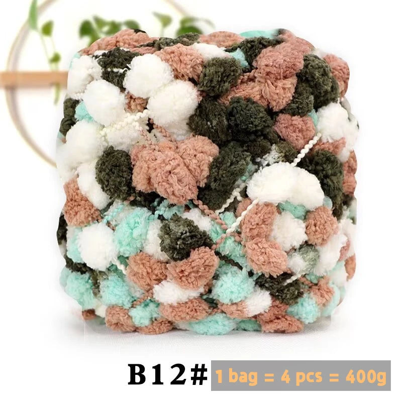 Yarn, Textured for Throw Blankets, Cushions, Rugs & Cozy Handmade Crafts