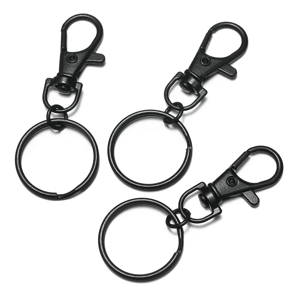 Keyrings Adjustable Buckle Colorful Lobster Clasps DIY Jewelry Making