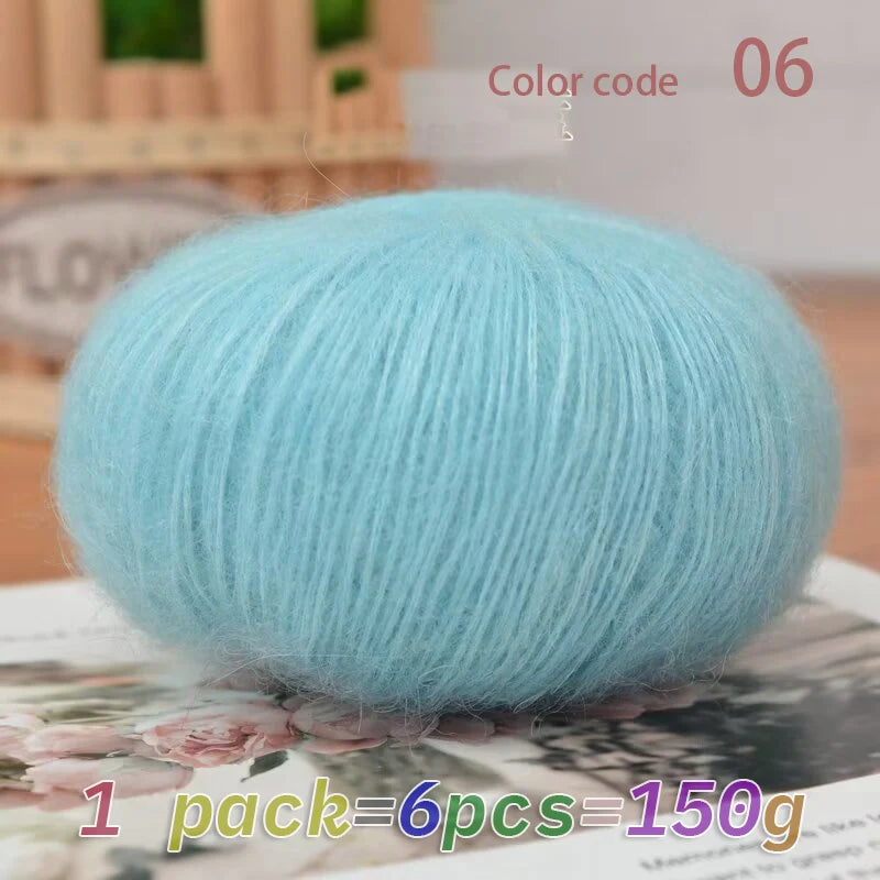 Yarn, Mohair Blend for Hand Knitting, Crochet & Creative Needlecraft Projects