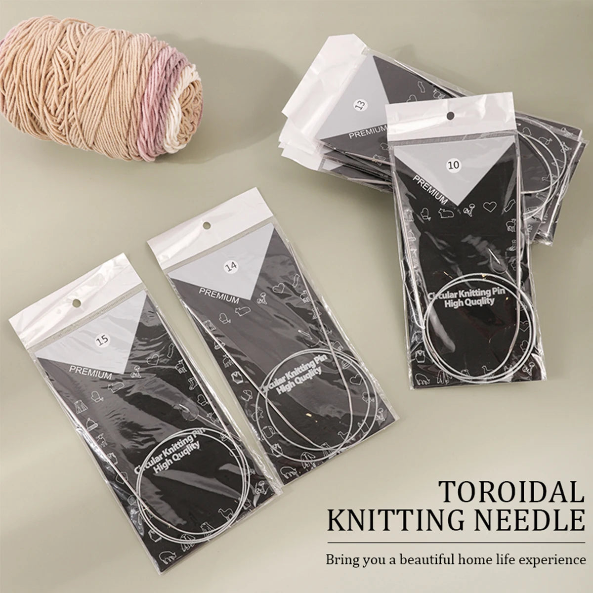 Knitting Needle Organizer Set for Circular Needles & Needlecraft Storage