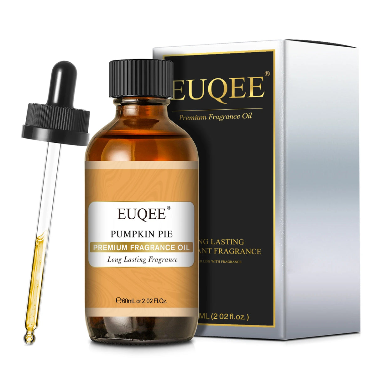 EUQEE Premium Fragrance Oil 60ml Glass Dropper Candle Soap Diffuser 13 Scents