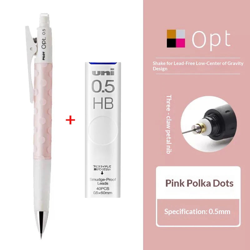 Mechanical Pencil, Pilot Opt. HOP-20R — 0.5mm Shake, Optional Lead Refills