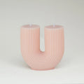 Nordic Minimalist U-Shaped Ribbed Scented Candle Soy Wax Aromatherapy Candle Home Bedroom Table Decor Wedding Gift Birthday Gift