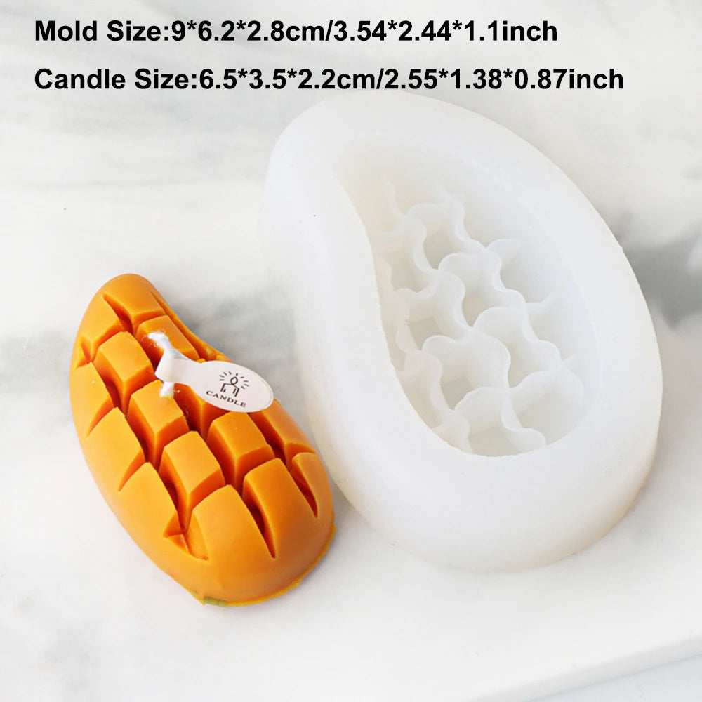 Fruit Candle Mold - Silicone 3D, 13 Designs