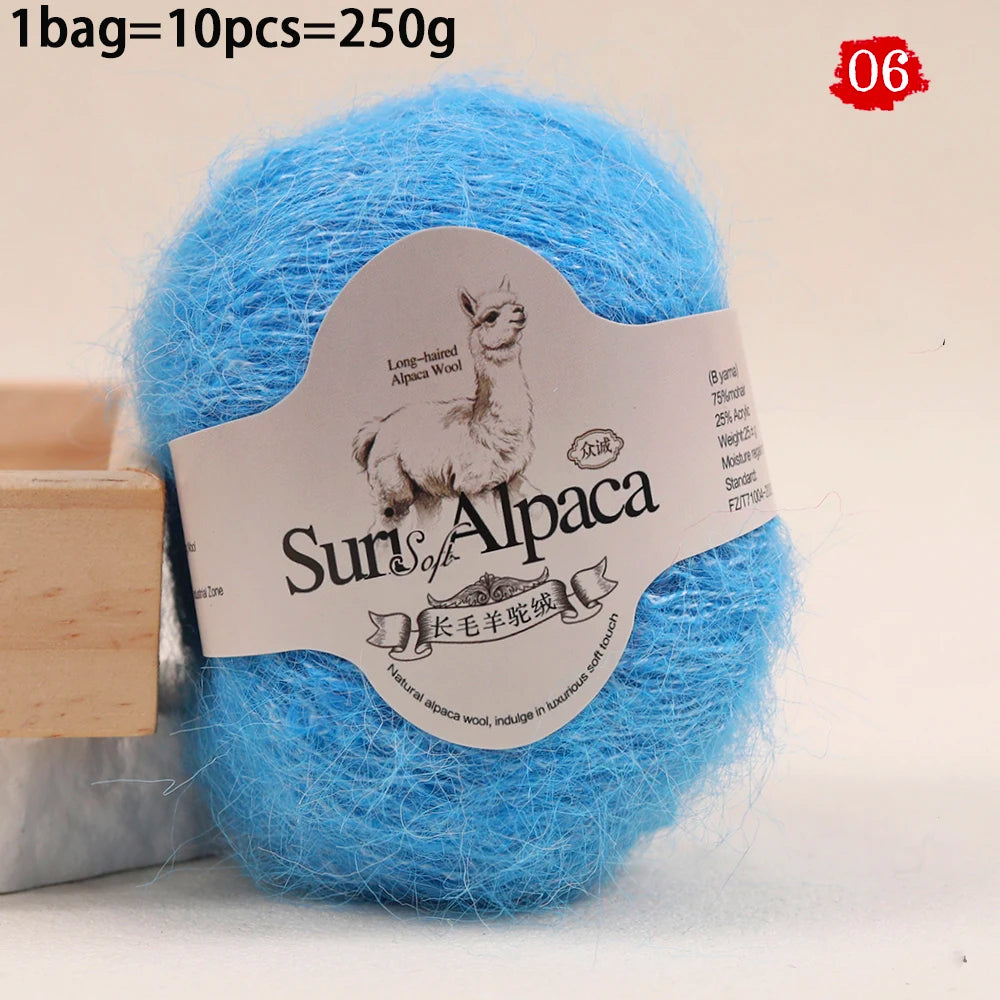 Yarn, Long-Pile Multicolor for Sweaters, Gloves, Shawls & Decorative Crafts