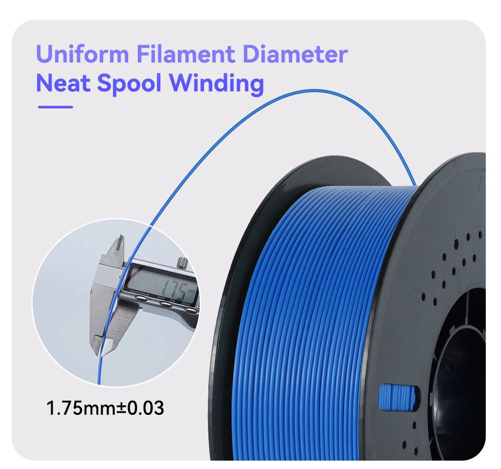 KINGROON 10KG/22LBS Multicolor PLA Filament 1KG/Roll 1.75mm For 3D Printer Material for 3D Printing 3D Printer Filament Free Shipping