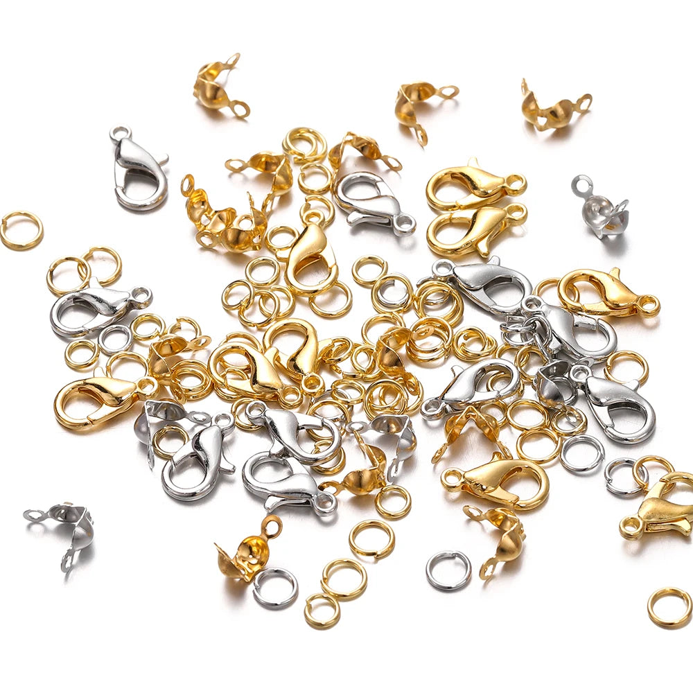 Jewelry Making Kits Alloy Set Earring Kit Lobster Clasp Open Jump Craft Supplies