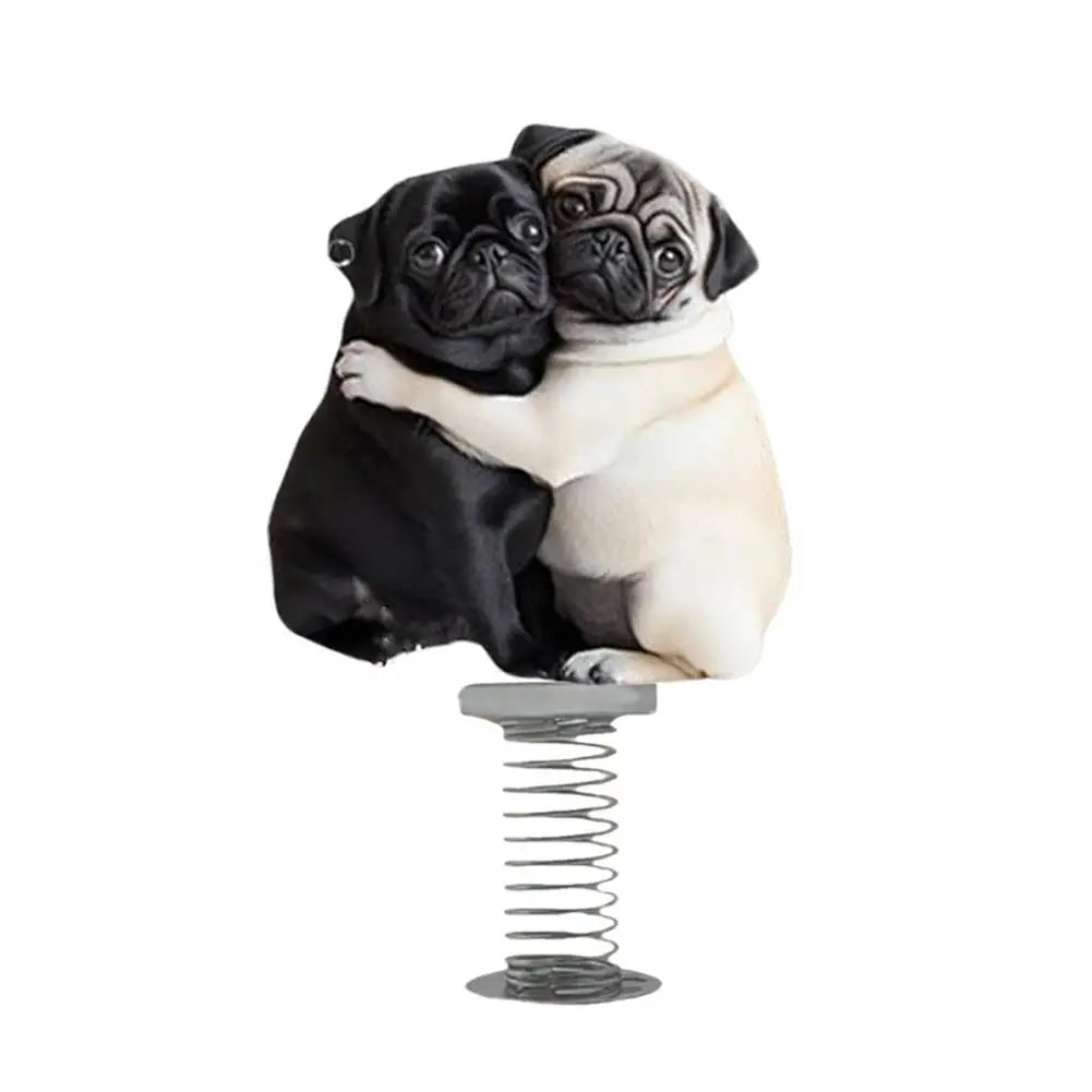Lovely Dog Acrylic Spring Shaking Car Dashboard Ornament Decoration