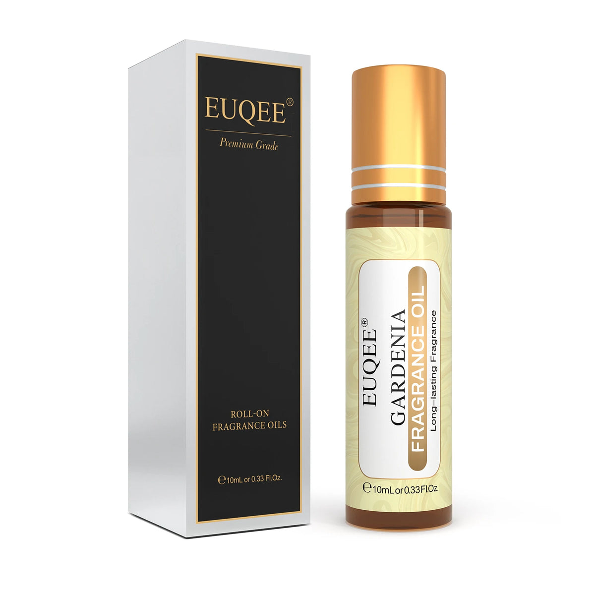 EUQEE Roll-On Perfume Oil 10ml 20 Scents Alcohol-Free Long-Lasting Fragrance