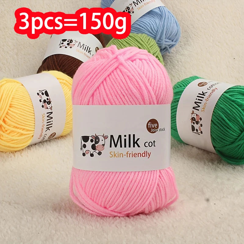 Yarn, Medium-Coarse for Crochet Sweaters, Scarves, Hats & Handmade Gifts