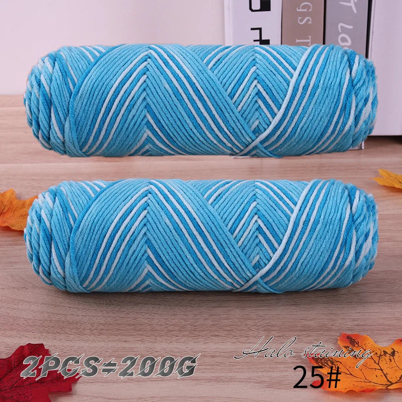 Yarn, Multicolor for Handmade Scarves, Sweaters & Crochet Accessories