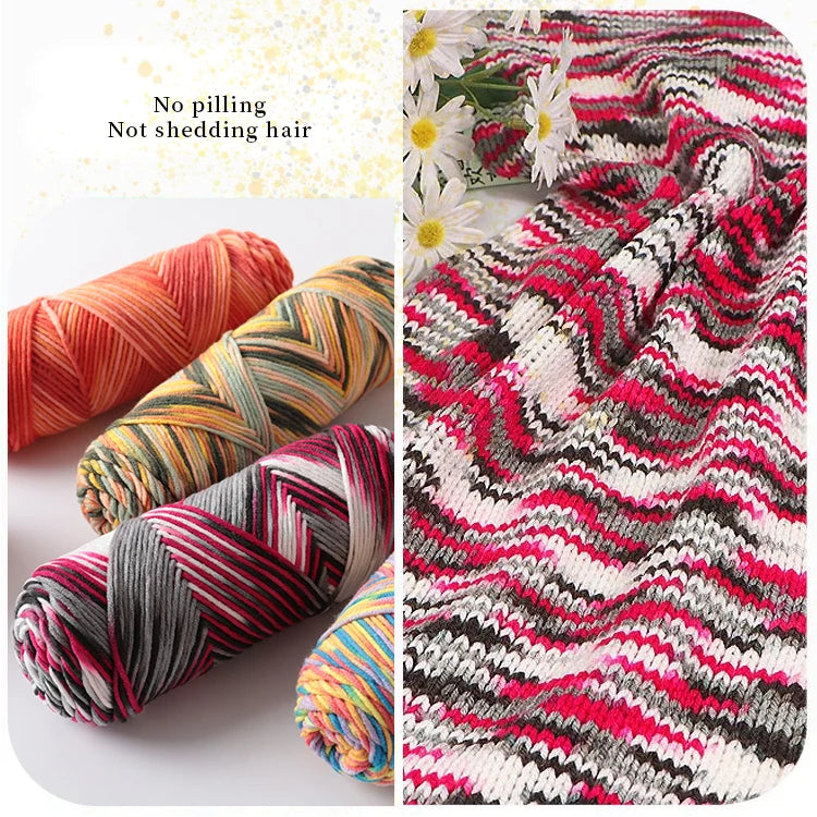 Yarn, Color Gradient for Knitting Sweaters, Scarves, Hats & Handmade Gifts