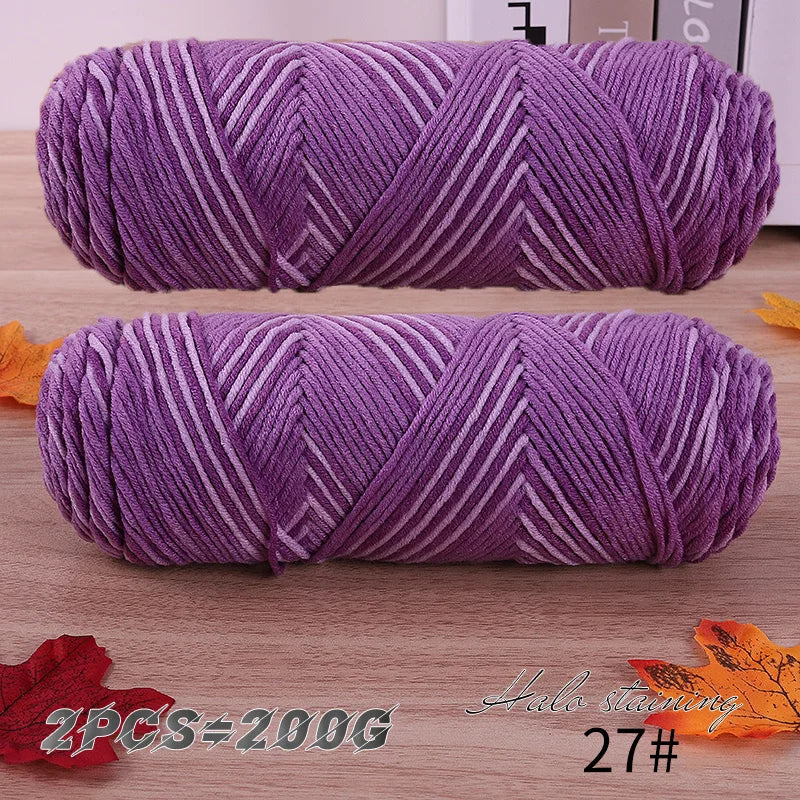 Yarn, Multicolor for Handmade Scarves, Sweaters & Crochet Accessories