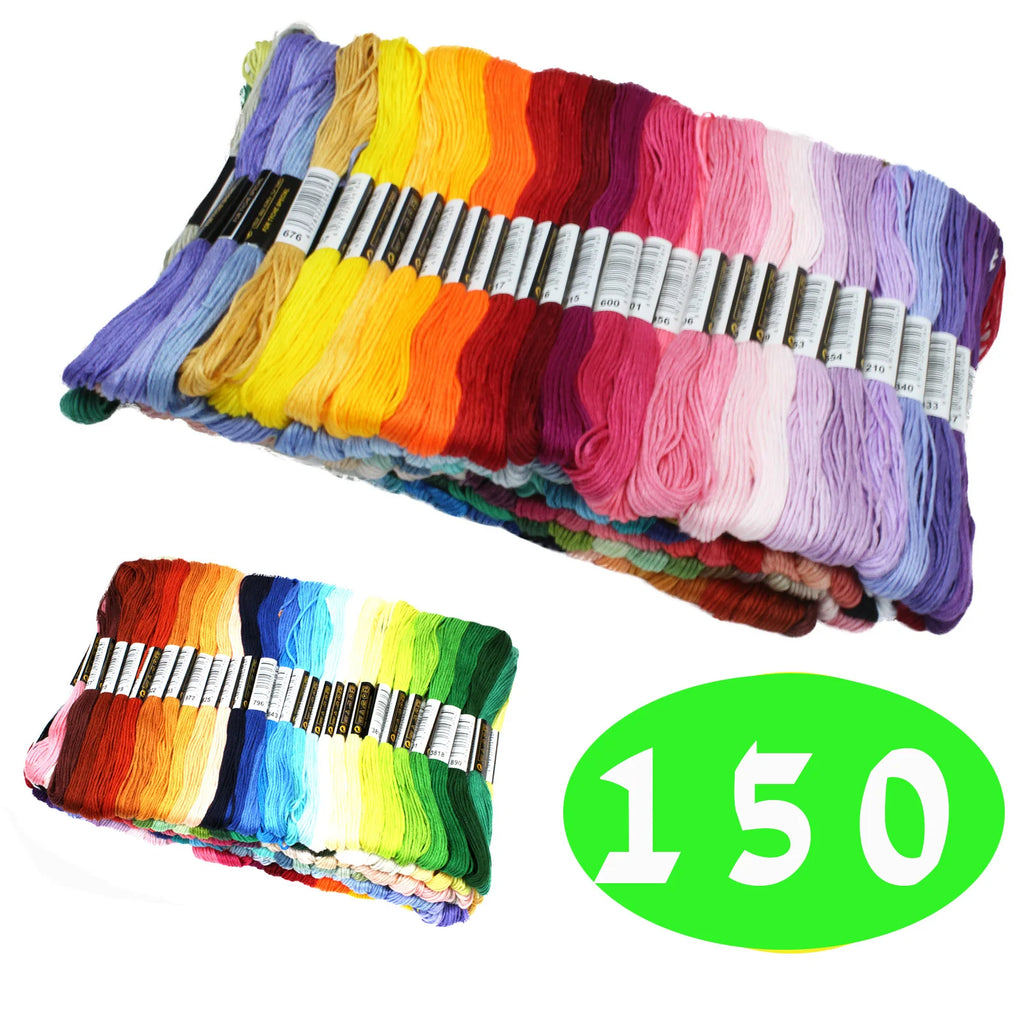 Embroidery Floss, Color Packs for Cross-Stitch, Sewing & Needlework Crafts