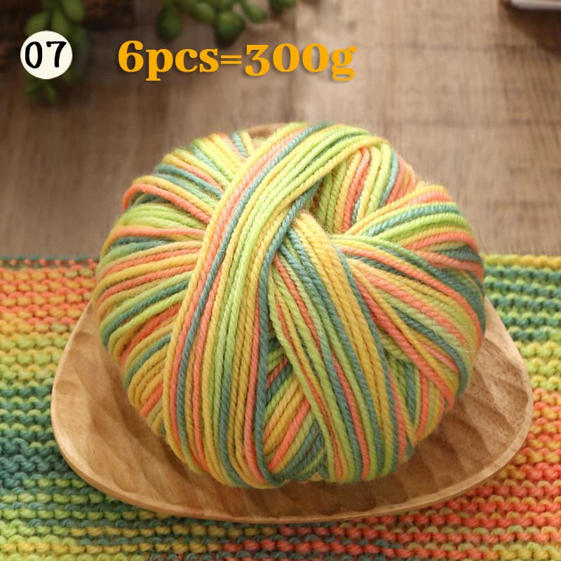 Yarn, Gradient Colors for Crochet Sweaters, Gloves, Scarves & Craft Charms
