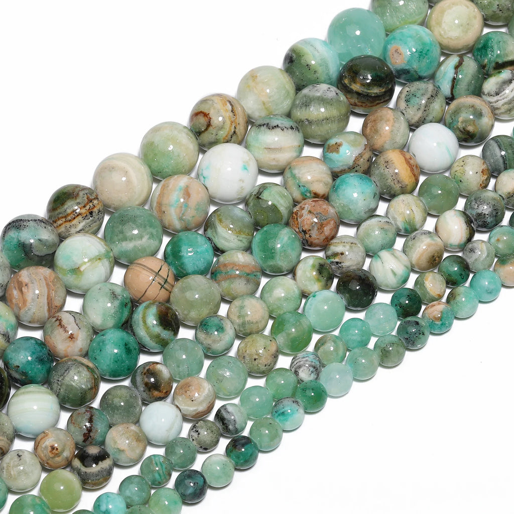 Stone Beads Round Assorted Stone Color Options for DIY Jewelry Making