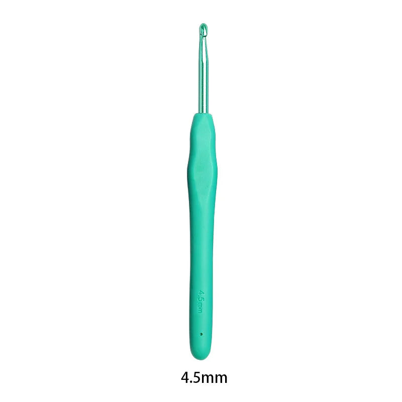 Crochet Hooks, Colorful Aluminum with Soft Grips for Handmade Yarn Crafts