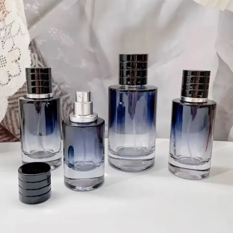 Perfume Spray Bottle Empty Gradient Glass Refillable Travel Atomizer