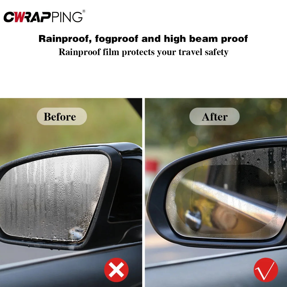 Car Rainproof Film 2 Auto Premium Quality Replacement Accessory