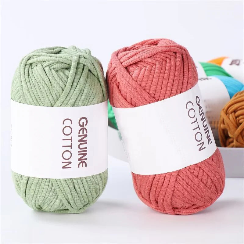 Yarn, Hollow Cord for Crochet Shoes, Scarves, Bags, Hats & Blanket Crafts