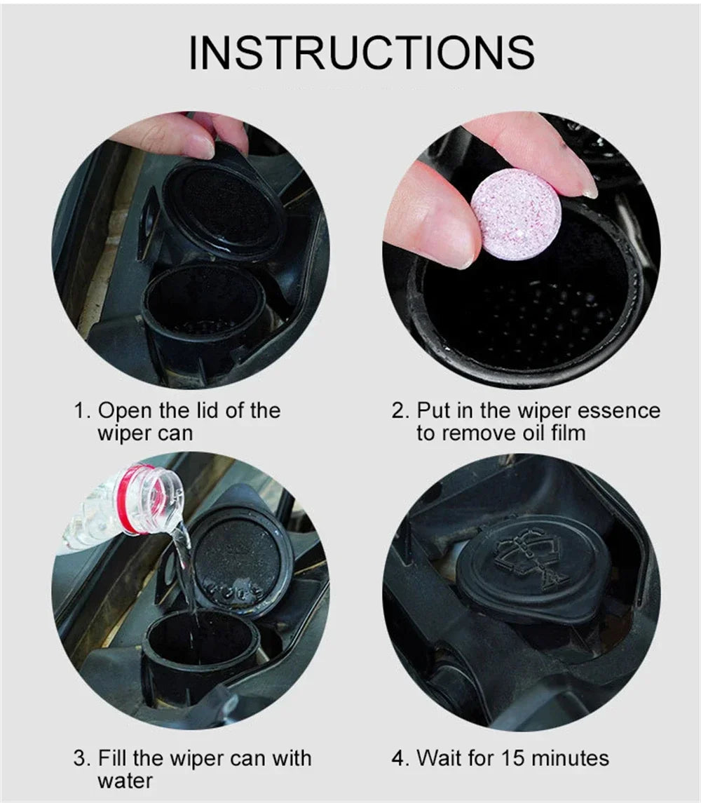 Car Windshield Glass Concentrated Washer Premium Quality Replacement Accessory