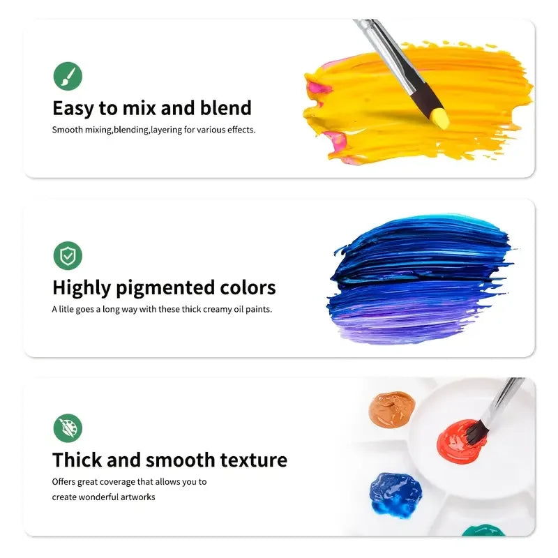 Marie's Oil Paint — 200ml Jumbo Tube, 14 Colors Available