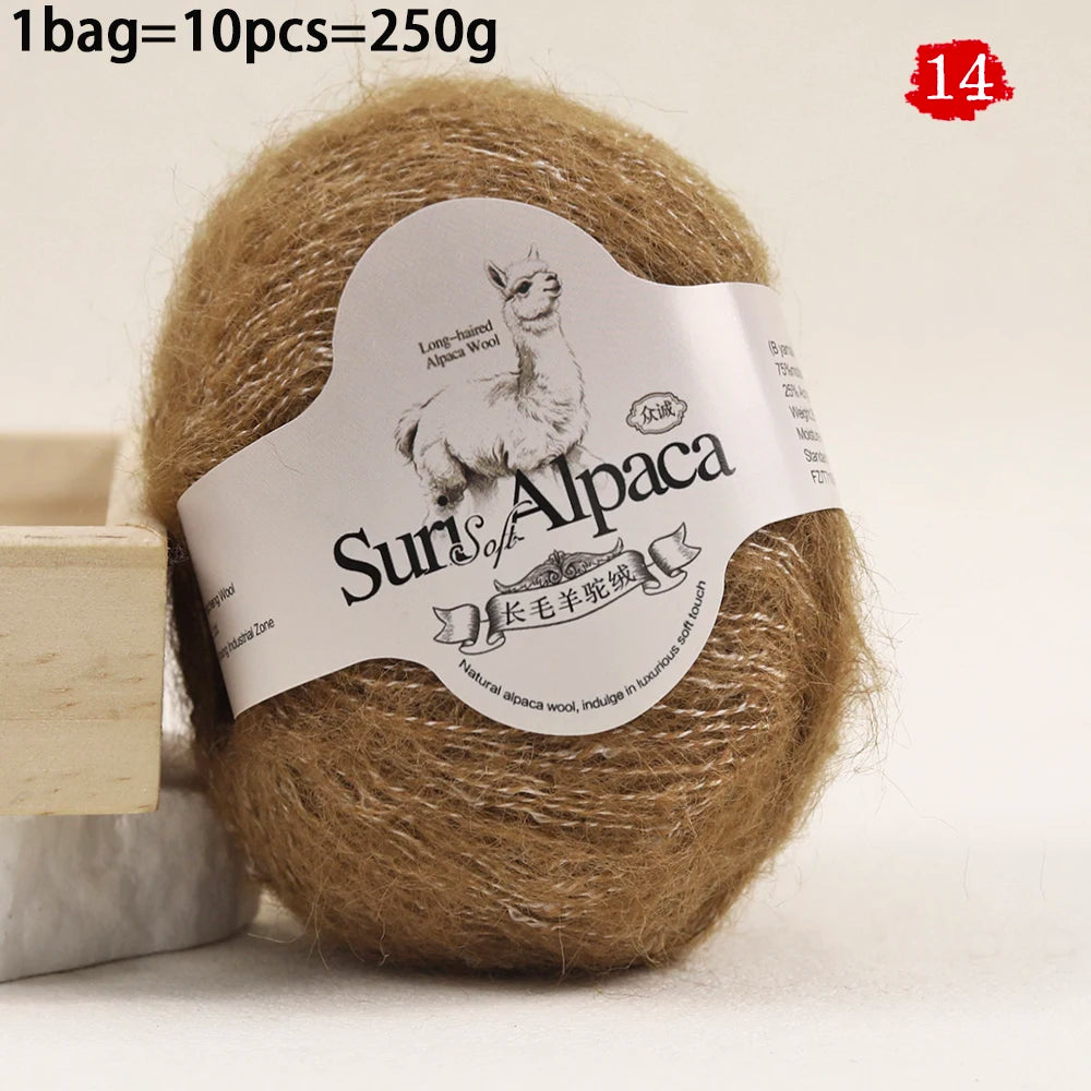 Yarn, Long-Pile Multicolor for Sweaters, Gloves, Shawls & Decorative Crafts