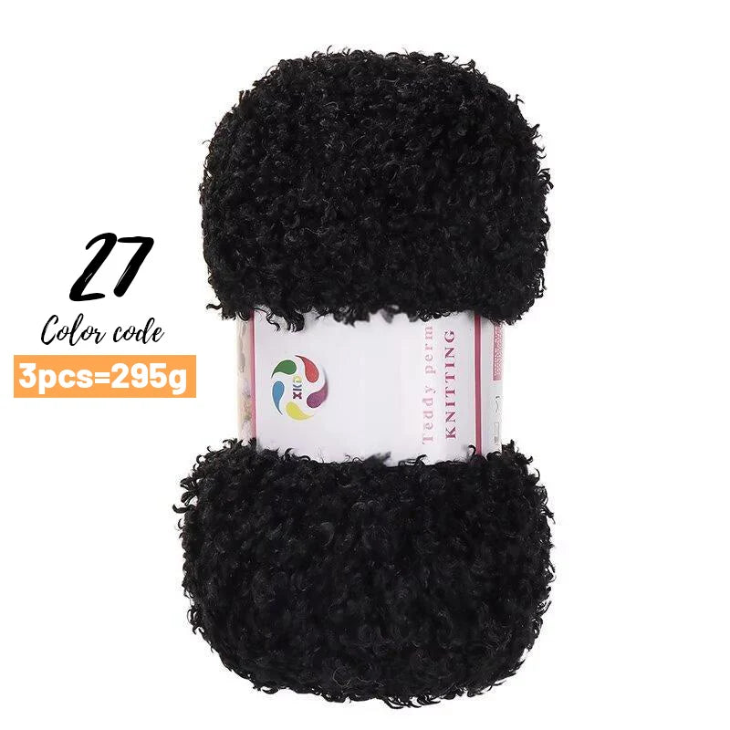 Yarn, Teddy-Style Faux Fur for Scarves, Sweaters, Bags & Cozy Home Crafts
