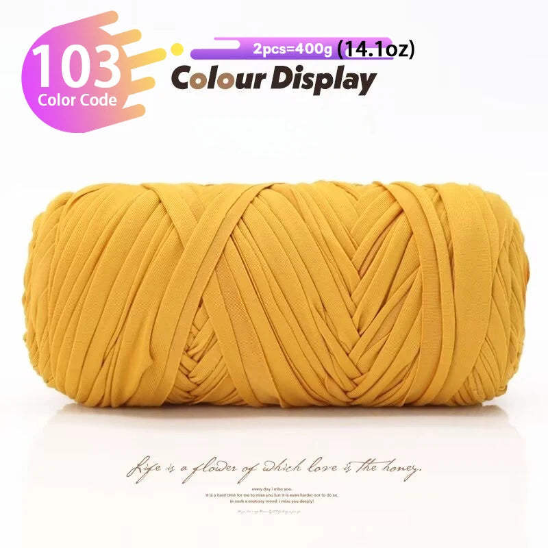 Yarn, Fabric Strip for Handmade Bags, Slippers, Hats & Storage Baskets