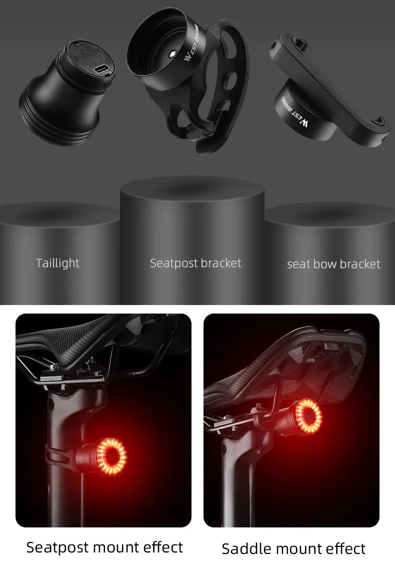 WEST BIKING Bike Tail Light Premium Quality Replacement Accessory