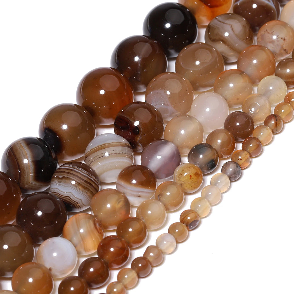 Stone Beads Lava Rose Quartz-Style Tiger Eye Turquoise-Style Labradorite