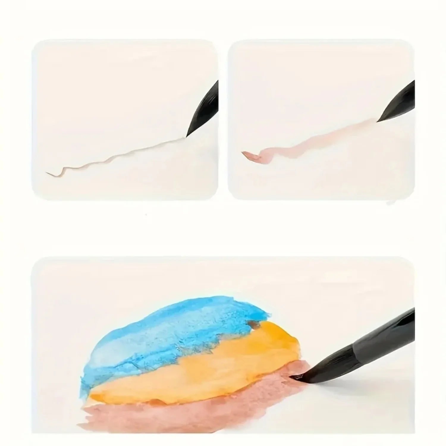 7-Piece Squirrel Hair Painting Brush Set — Round & Pointed Tips