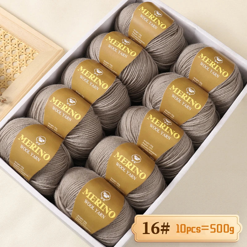 Yarn, Medium-Fine for Hand Knitting Sweaters, Scarves & Winter Hats