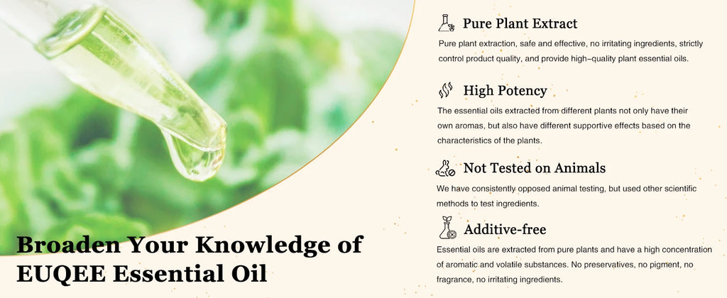 EUQEE 10ML Palo Santo Natural Essential Oil With Glass Dropper Oregano Cardamom Marjoram Fennel Lemon Eucalyptus Aroma Oils
