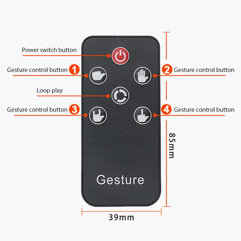 Funny Car Finger Gesture Remote Premium Quality Replacement Accessory