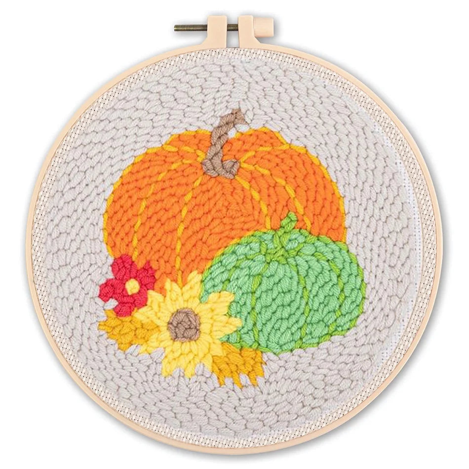 Punch Needle Kit, SDOYUNO Flowers for Beginner Embroidery & Yarn Painting
