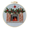 Cross-Stitch Kit, Christmas Pattern with Instructions for Handmade Decor
