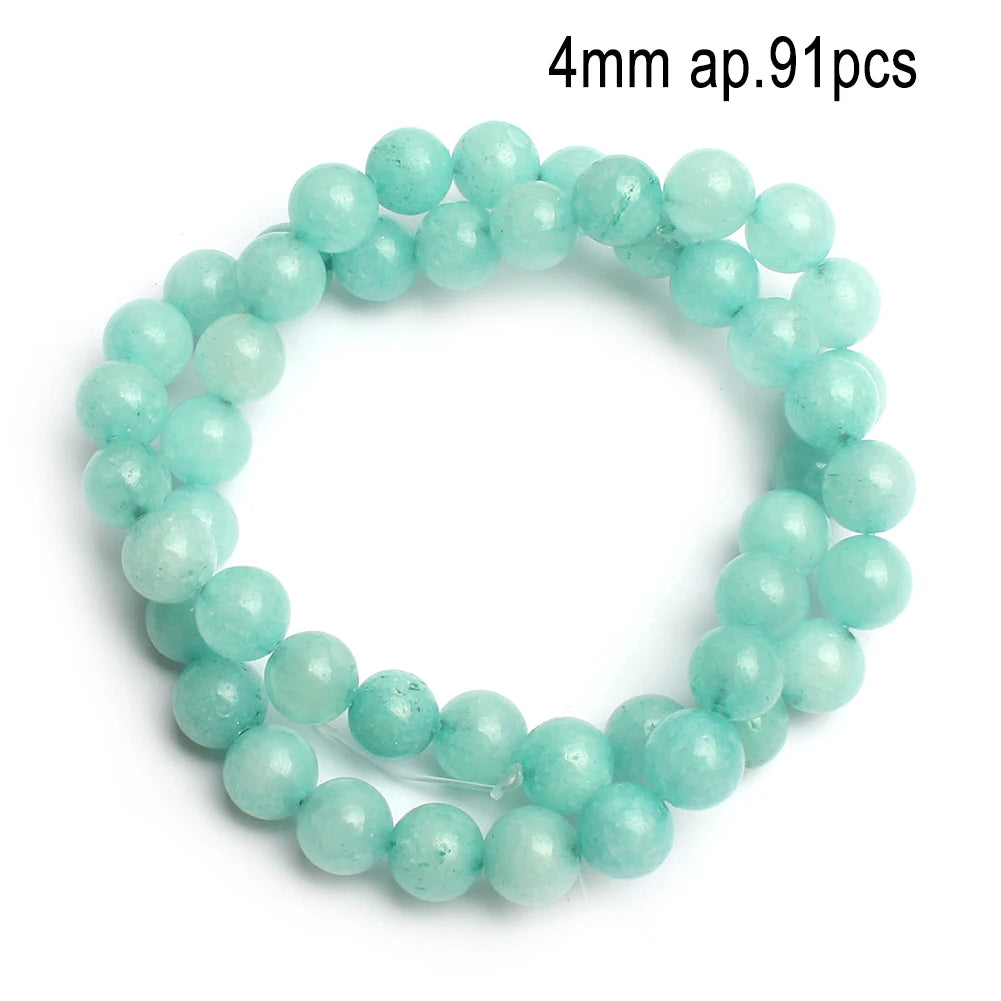 Stone Beads Amazonite-Style Faceted Mixed Shapes for DIY Jewelry Making