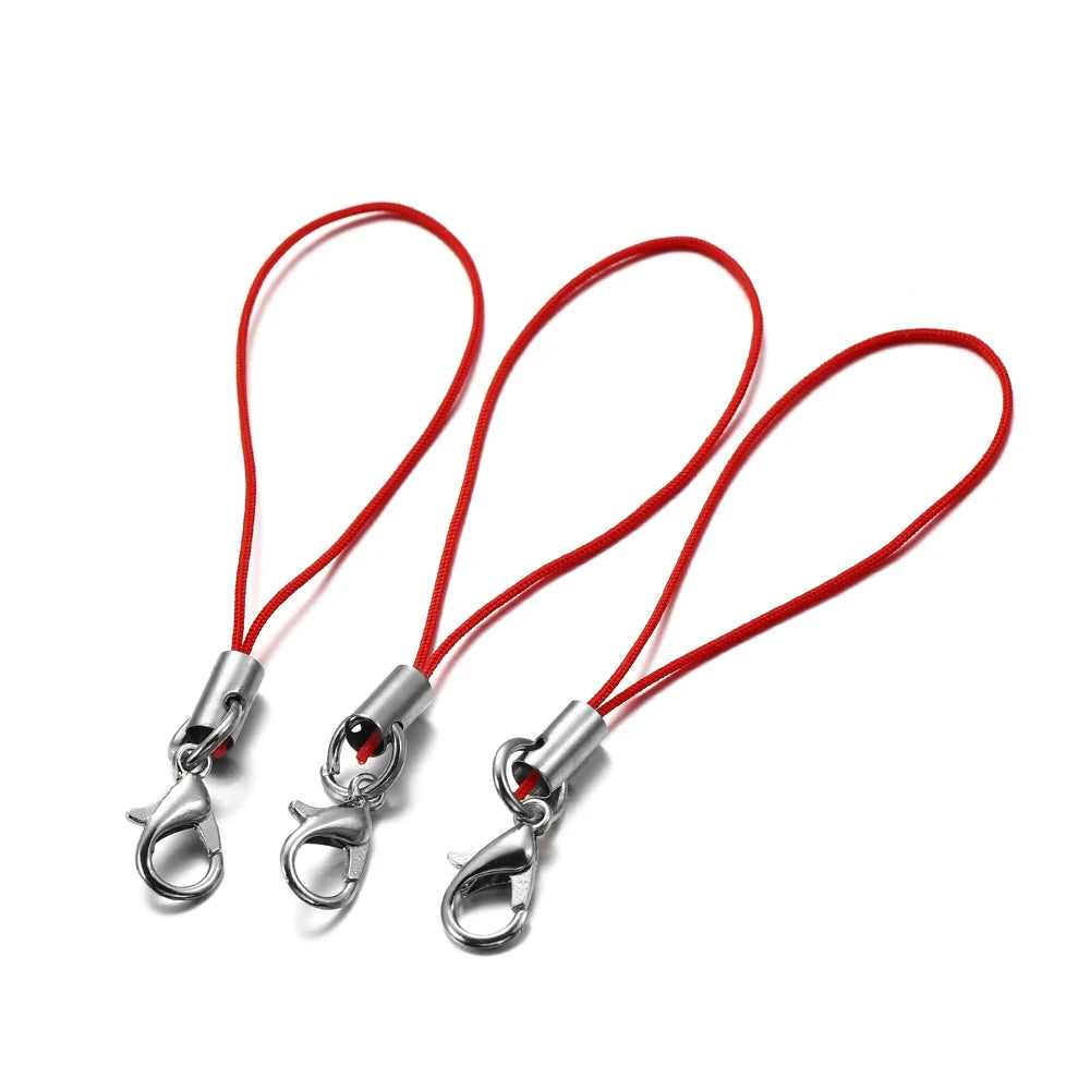 Keychain Cords with Lobster Clasps Lanyard Straps DIY Jewelry Making