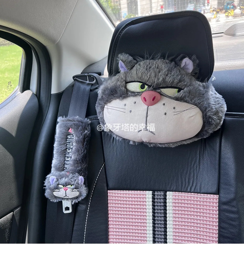 Cute Lucifer Cat Headrest Seat Premium Quality Replacement Accessory