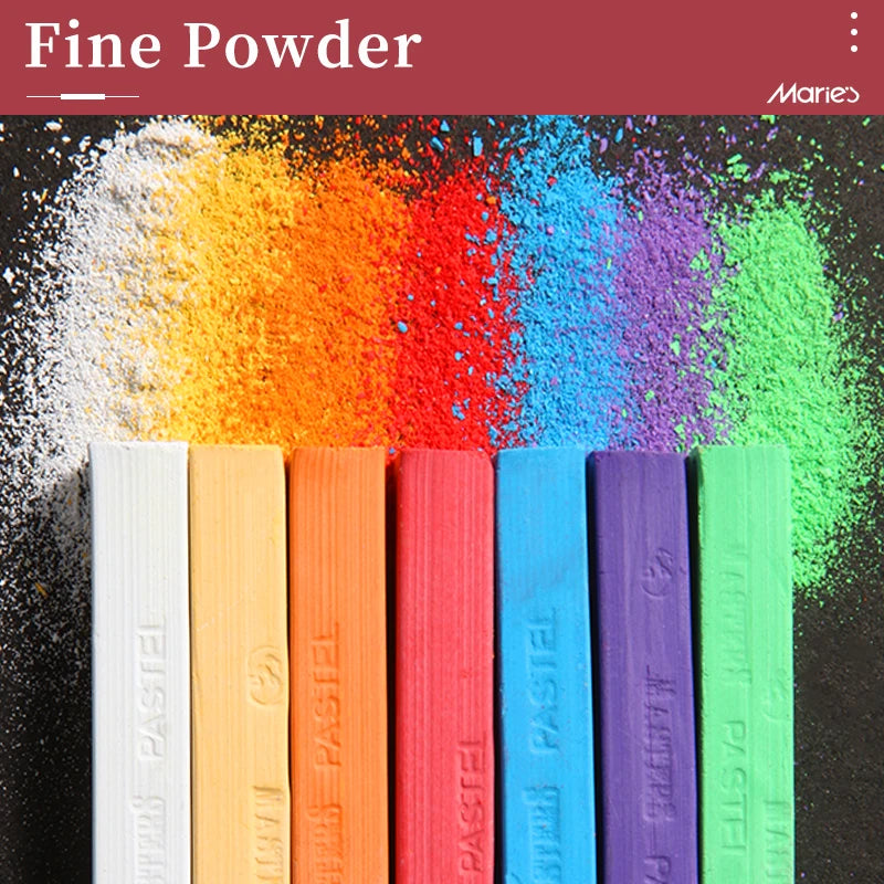 Marie's Soft Chalk Pastels — 12, 24, 36 or 48 Colors for Artists