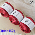 Yarn, Glitter Effect for Knitting Cushions, Bags, Hats & Decorative Crafts