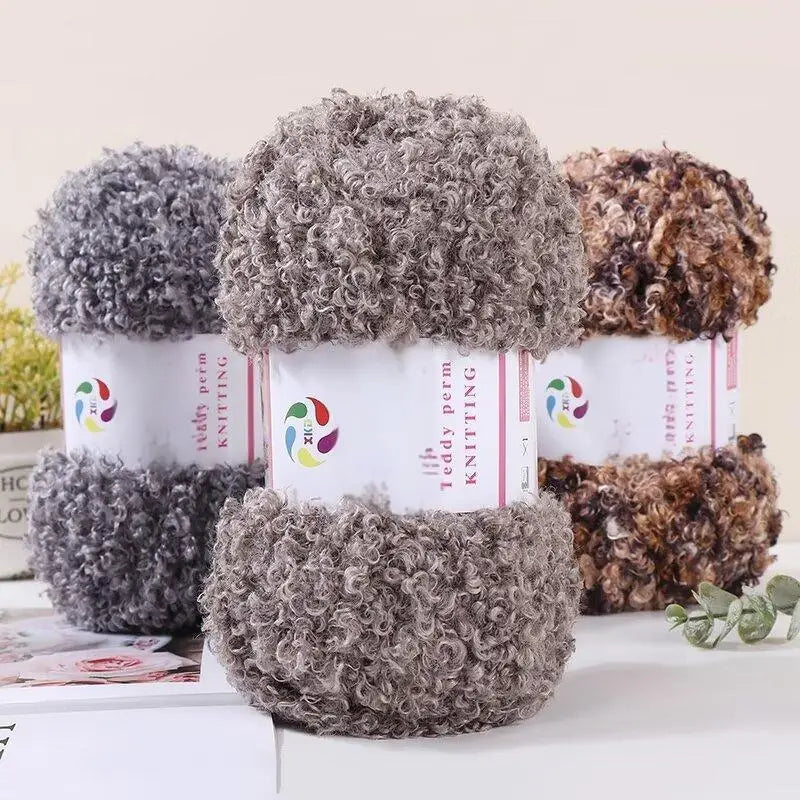 Yarn, Teddy-Style Faux Fur for Scarves, Sweaters, Bags & Cozy Home Crafts