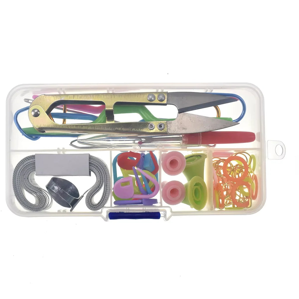 Needlecraft Tool Set, Yarn Needles & Stitch Markers for Handmade Projects