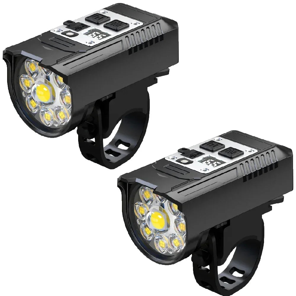 9 LED Bicycle Headlight USB Premium Quality Replacement Accessory