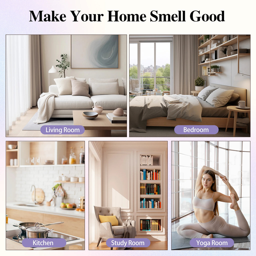 EUQEE 100ml Aroma Fragrance Oil Japanese Magnolia Bubble Gum Coconut & Vanilla Freesia Fragrance Oils For Diffuser Humidifier